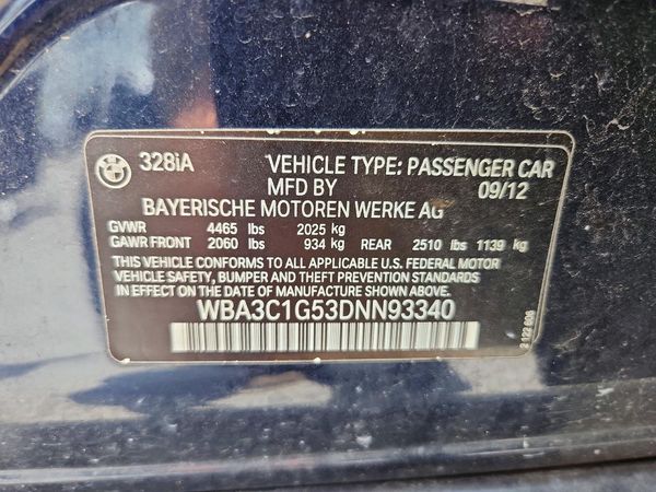 2013 BMW 328