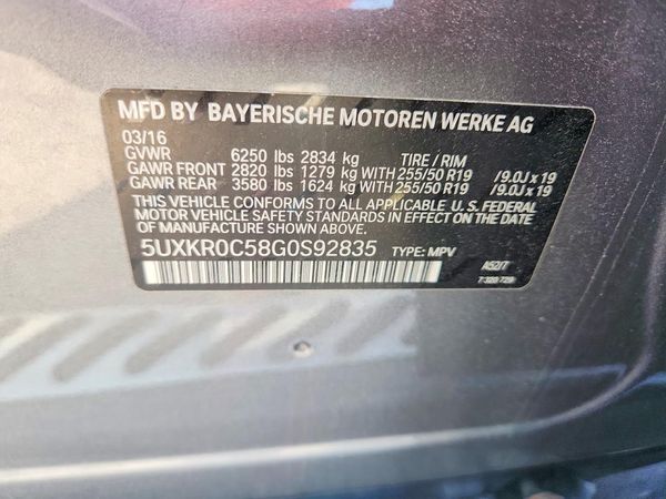 2016 BMW X5 xDrive35i