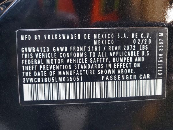 2020 VOLKSWAGEN JETTA S, SE, R-Line