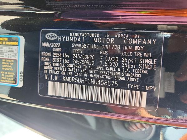 2022 HYUNDAI PALISADE Limited