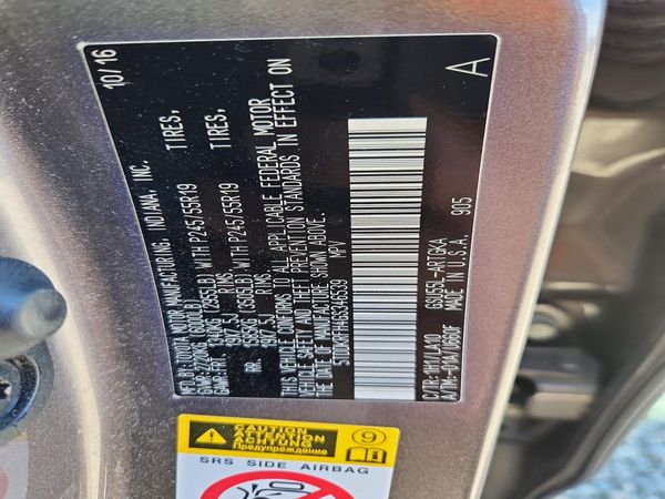 2016 TOYOTA HIGHLANDER Base/Hybrid