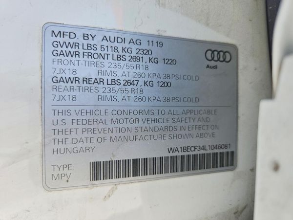 2020 AUDI Q3