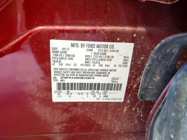 2017 FORD EDGE SEL