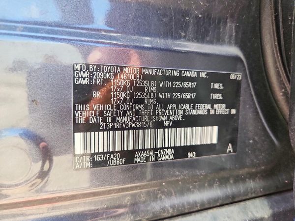 2023 TOYOTA RAV4 XLE