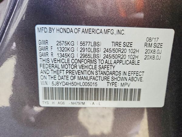 2017 ACURA MDX SH-AWD (Tech)