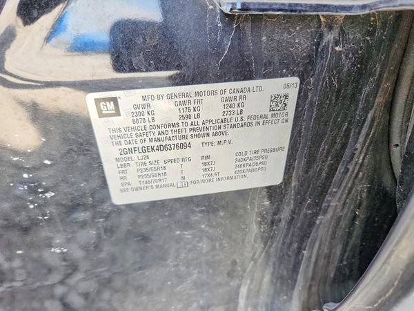 2013 CHEVROLET EQUINOX
