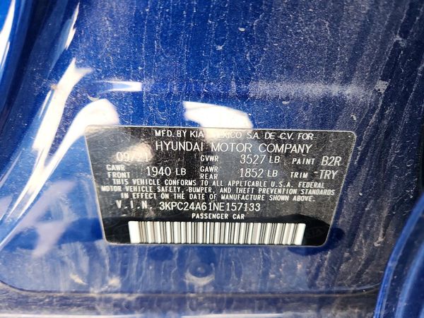 2022 HYUNDAI ACCENT