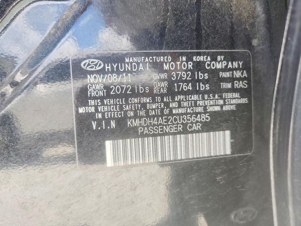 2012 HYUNDAI ELANTRA GLS(Middle grade)