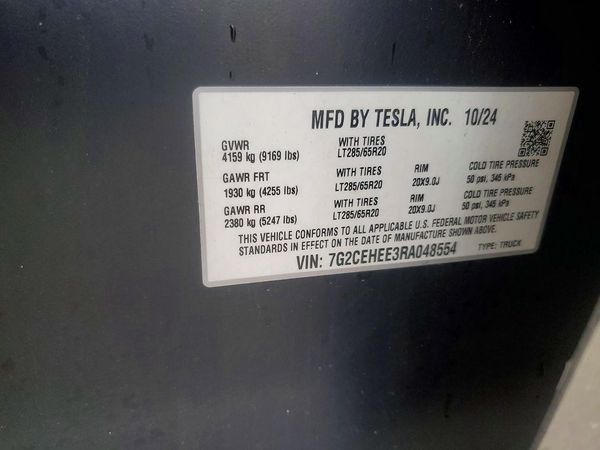 2024 TESLA CYBERTRUCK