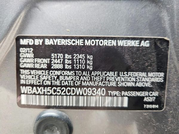 2012 BMW 528