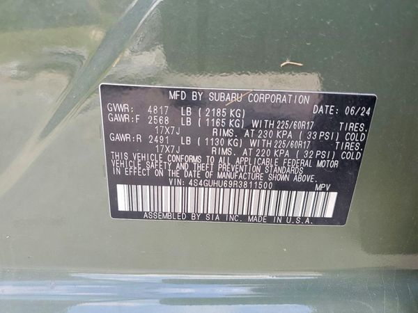 2024 SUBARU CROSSTREK Wilderness