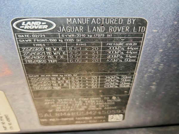 2021 LAND ROVER DISCOVERY R-Dynamic HSE