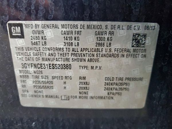 2014 CADILLAC SRX Performance