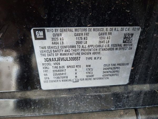 2018 CHEVROLET EQUINOX LT (1LT)