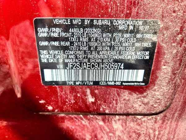 2018 SUBARU FORESTER Premium+CWP