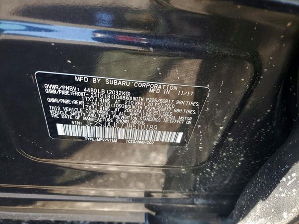2018 SUBARU FORESTER Limited