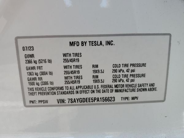 2023 TESLA MODEL Y