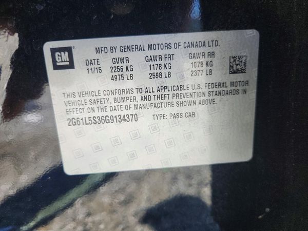 2016 CADILLAC XTS