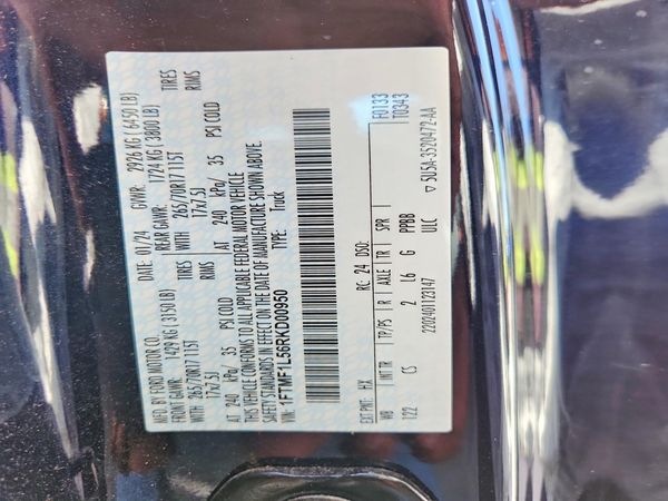 2024 FORD F150
