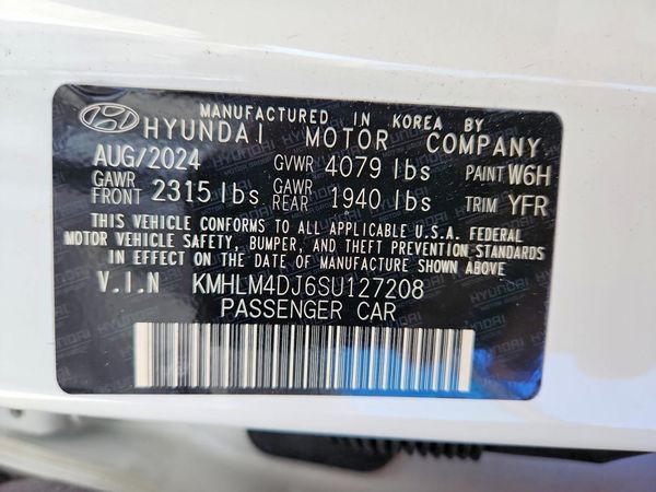 2025 HYUNDAI ELANTRA HY Blue, SEL Sport — VINS