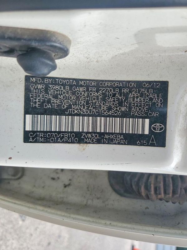 2012 TOYOTA PRIUS