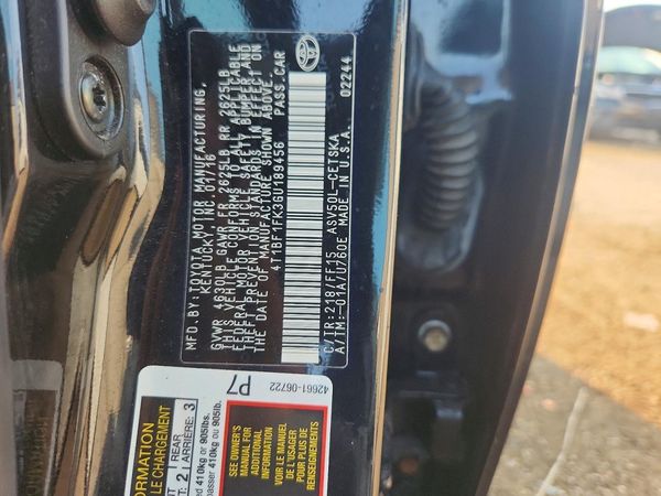 2016 TOYOTA CAMRY
