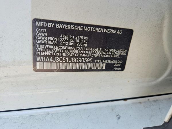 2018 BMW 430XI xDrive Gran Coupe