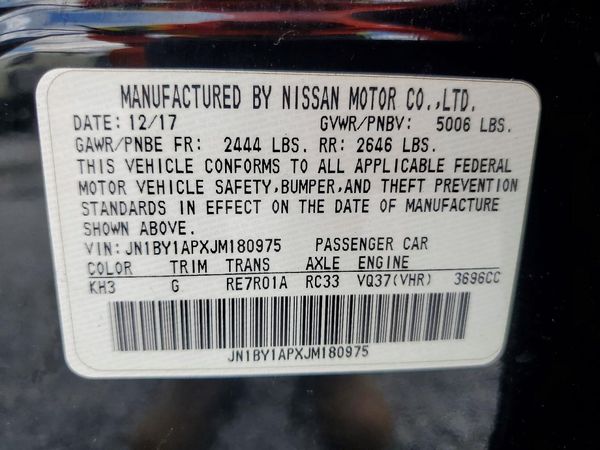 2018 INFINITI Q70