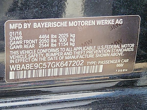 2016 BMW 328