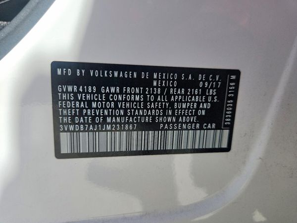 2018 VOLKSWAGEN JETTA SE, Wolfsburg