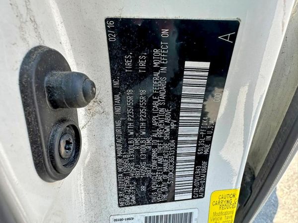 2016 TOYOTA SIENNA