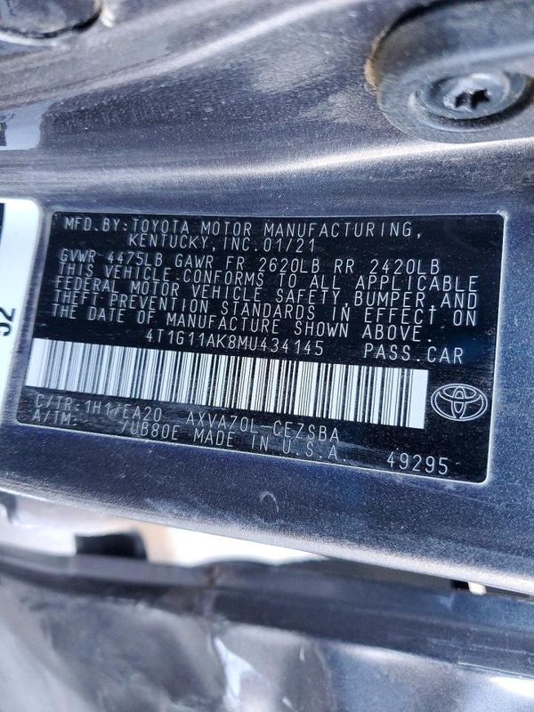 2021 TOYOTA CAMRY SE
