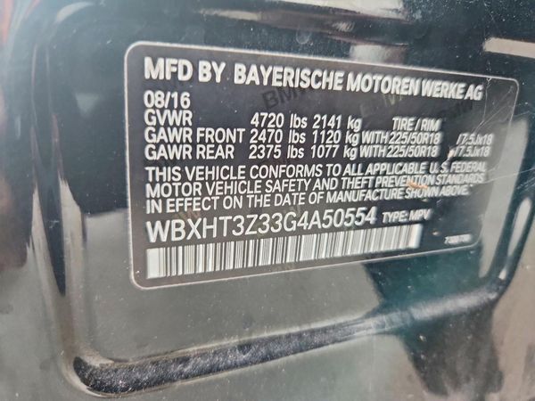 2016 BMW X1