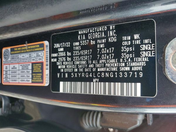 2022 KIA SORENTO