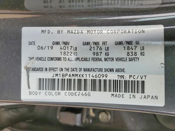 2019 MAZDA 3