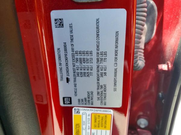 2023 CHEVROLET TAHOE RST