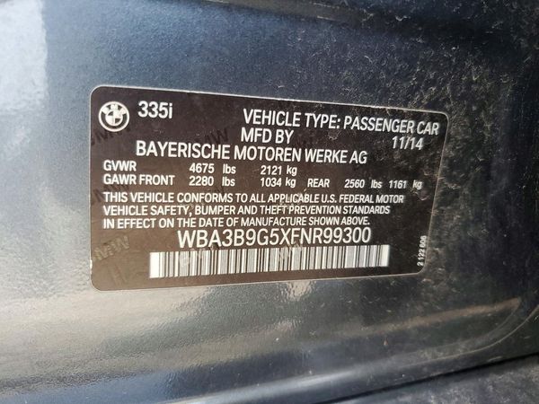 2015 BMW 335 335i xDrive