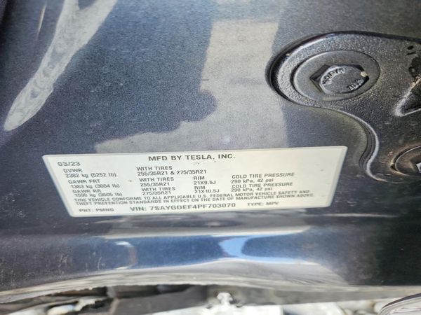 2023 TESLA MODEL Y
