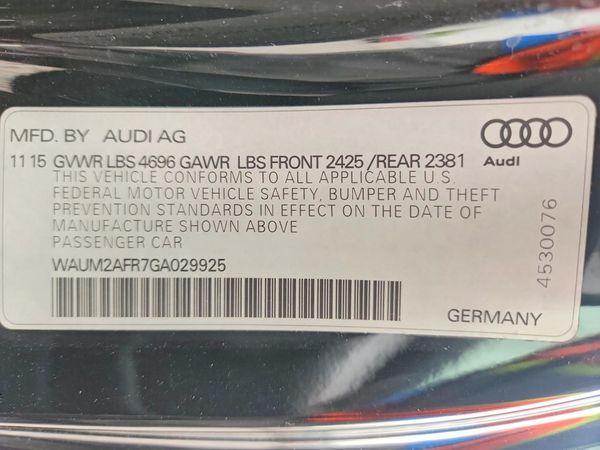 2016 AUDI A5