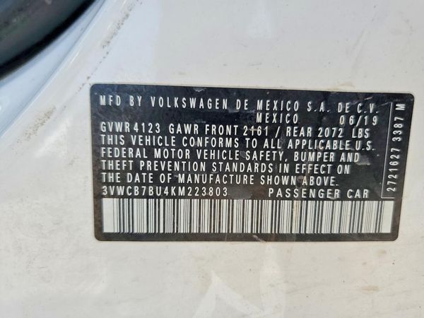 2019 VOLKSWAGEN JETTA S, SE, R-Line