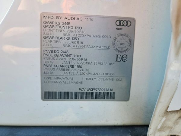 2015 AUDI Q5 Premium Plus