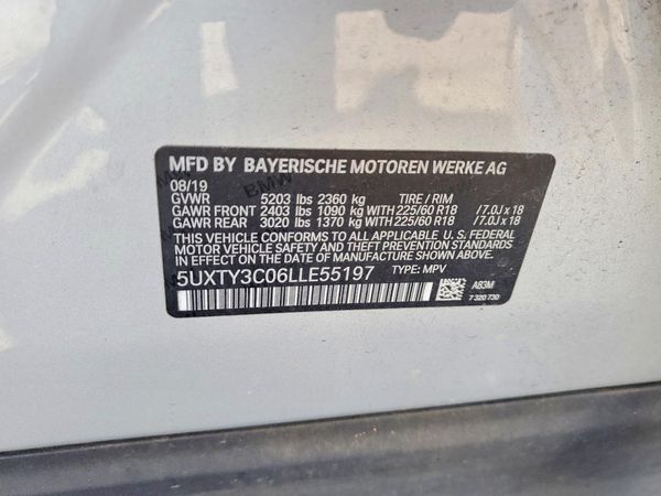 2020 BMW X3 sDrive30i