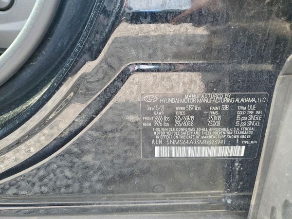2021 HYUNDAI SANTA FE SEL w/ Convenience Pkg