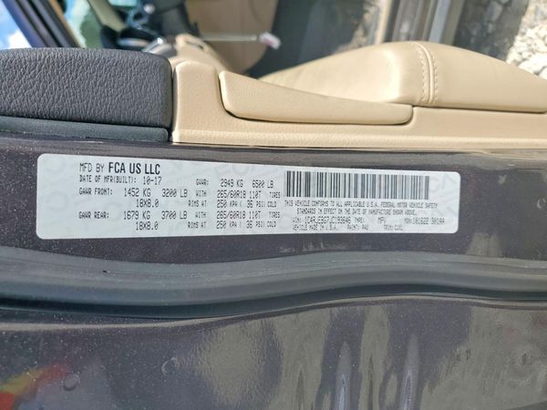 2018 JEEP GRAND CHEROKEE LIMITED 4X2