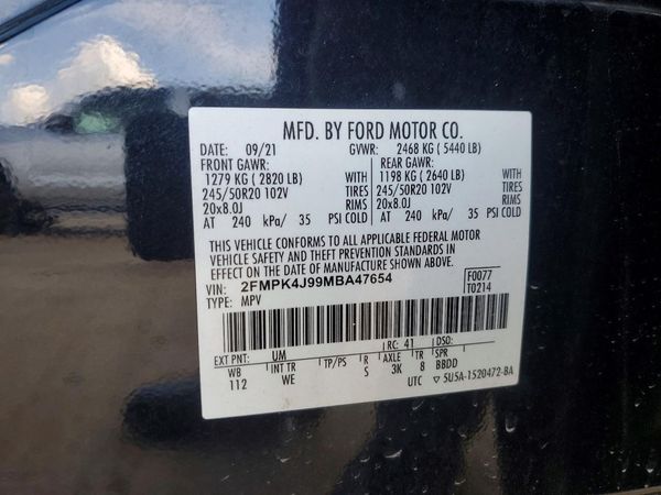 2021 FORD EDGE SEL