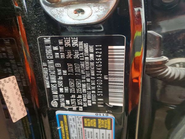 2019 KIA SORENTO L, LX, S