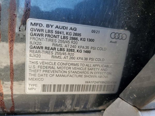 2022 AUDI Q5 E
