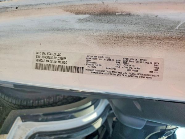 2023 RAM PROMASTER 1500