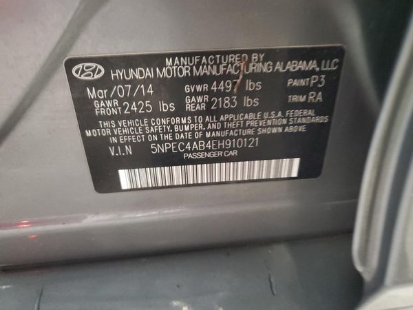 2014 HYUNDAI SONATA