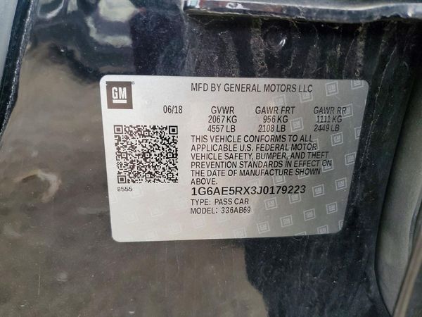 2018 CADILLAC ATS Standard